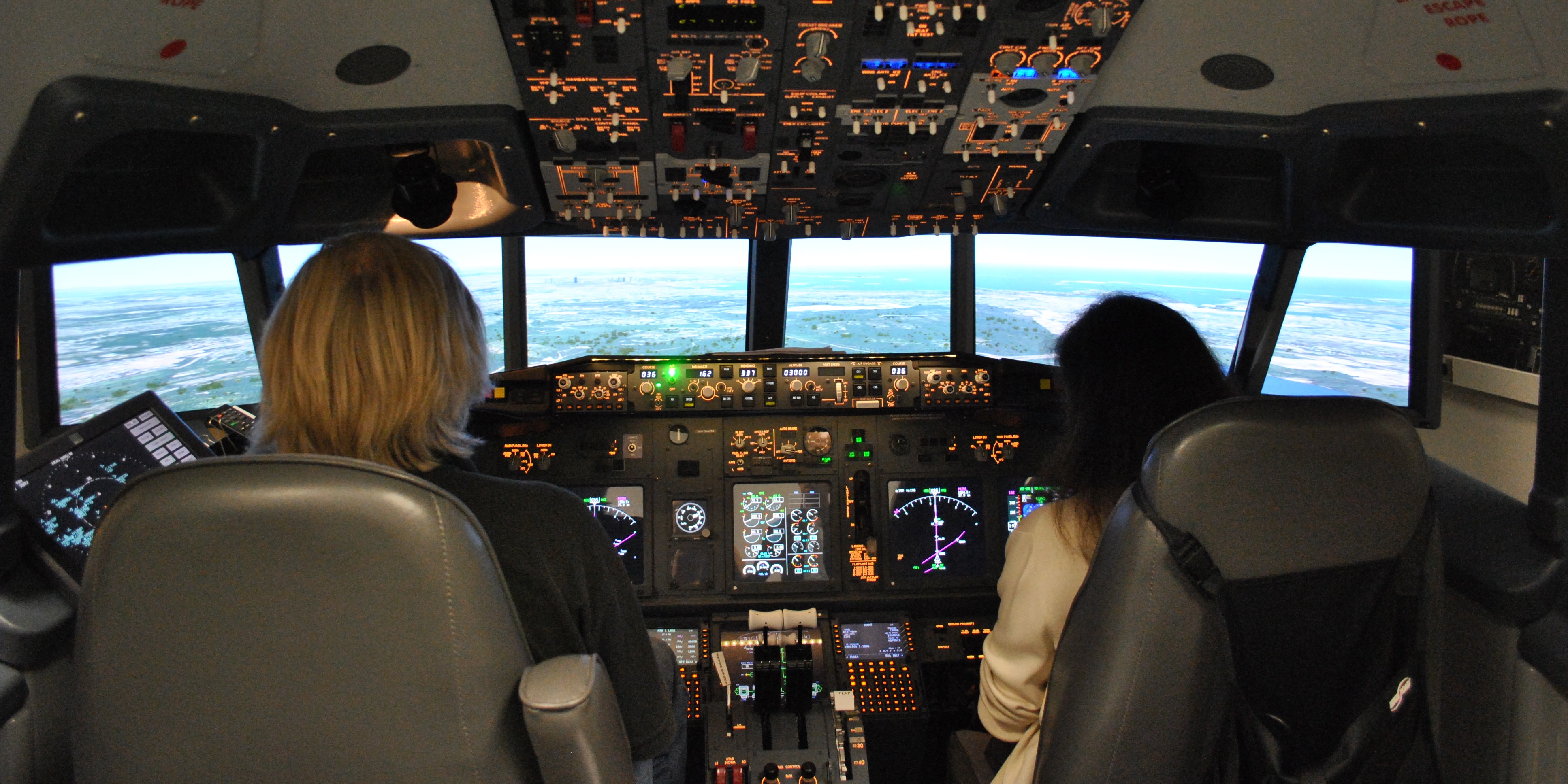 Flight deck simulator (FAA/Volpe)